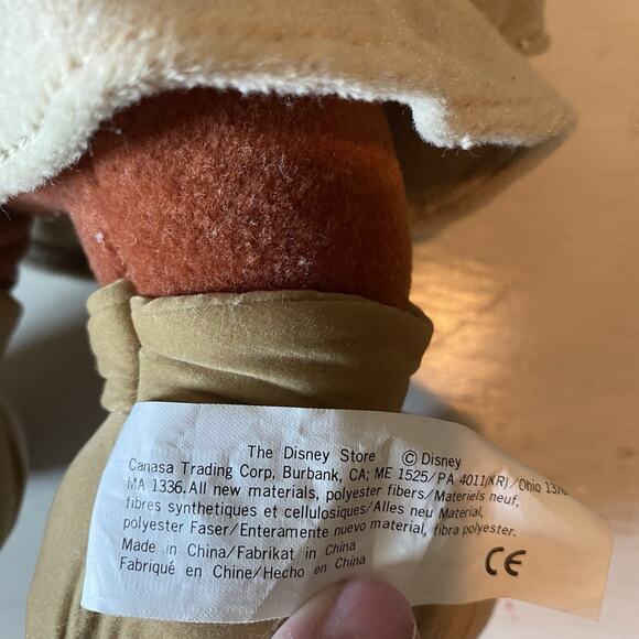 10" Standing Sleepy Plush Doll Snow White Dwarf The Disney Store - Picture 4 of 4